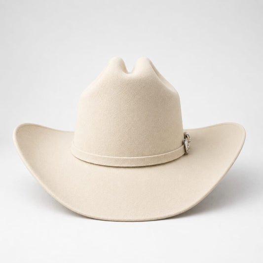 Cream Classic Cattleman Hat